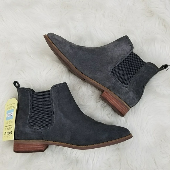 forged iron grey suede women's ella booties